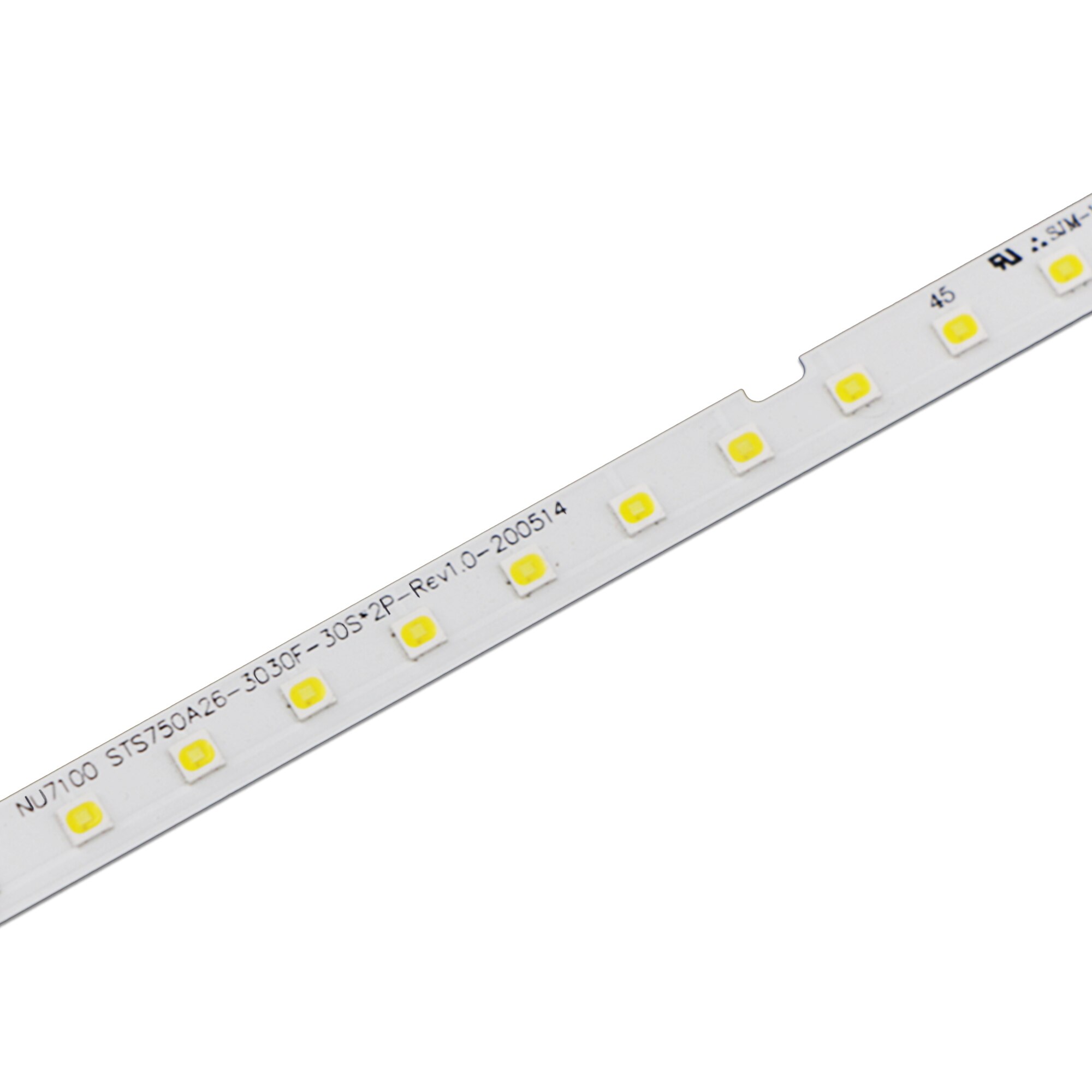 Tira de luces LED de iluminación trasera, accesorio para UN75NU7100 UN75NU6900 UN75NU6950 UN75NU7200 BN96-46078A UE75NU7100 UE75NU7200 UE75NU7170 UN75RU7100, 3 piezas