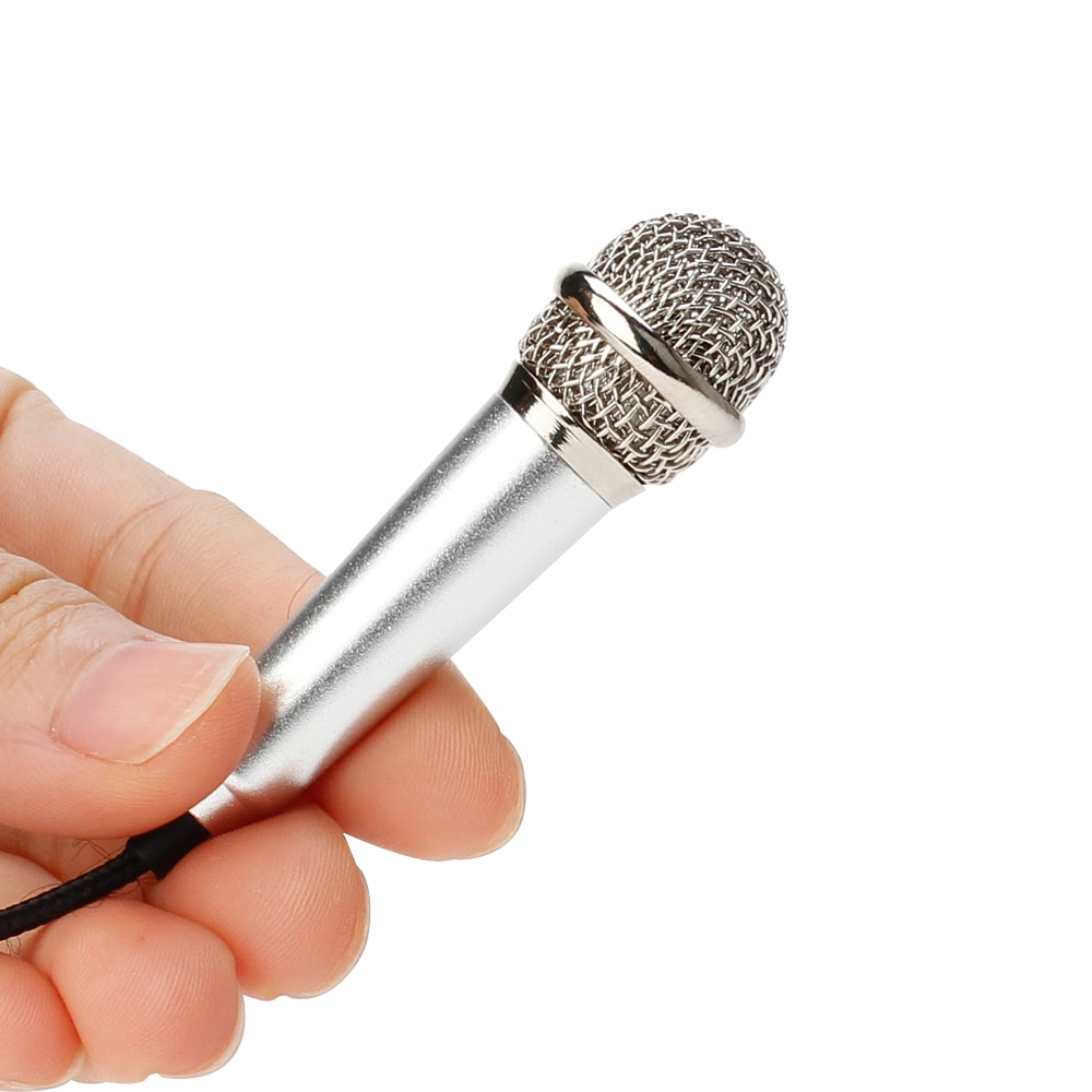 Microfoon Mini microfoon voor karaoke draagbare 3.5mm Jack Microfoon Microfoons Microfono Mic Voor Spreken muziek sound record