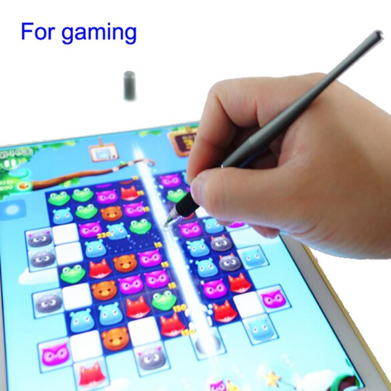 2 In 1 Capacitive Pen Touch Screen Drawing Pen Painting Writing Stylus Assistant Tools for iPhone iPad Tablet PC