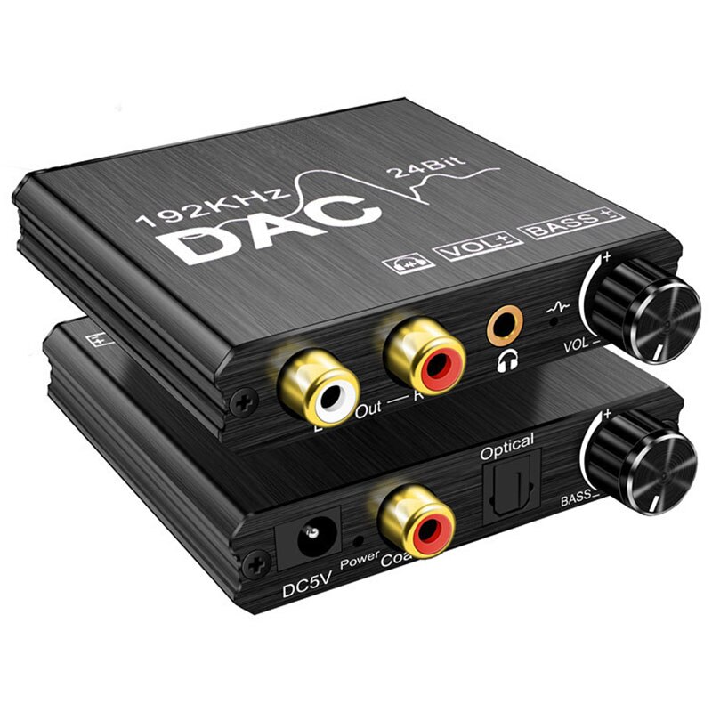 Digital to Analog Audio Converter Optical Coaxial 192KHz Digital to Analog Converter