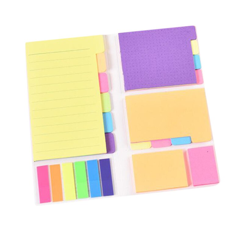 Memo Pads Cute Student's Guestbook Note Notes Sticker Notebook Combination Leaf Combination Message Note Memo Sticky Note: Notebook combination