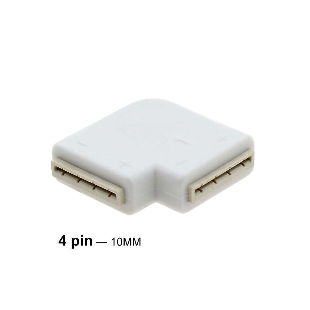 LED Strip Connectors 2pin 8mm / 2pin 10mm / 4pin 10mm Quick Connect For Led Strip Lights 5pcs/lot