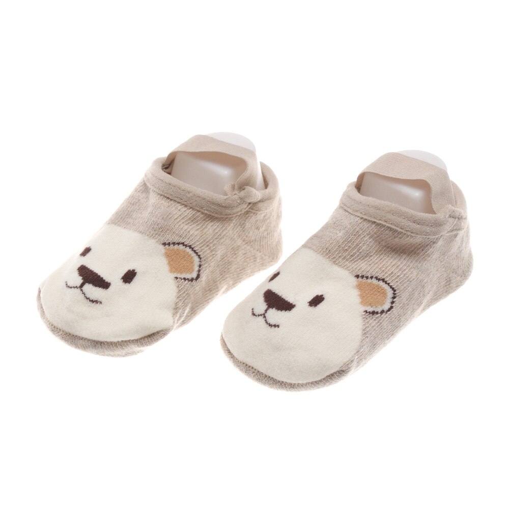 1 paire de chaussures mignonnes pour bébés tout-petits | Chaussettes de sol antidérapantes en coton, chaussons de premiers marcheurs, chaussons confortables pour garçons et filles: coffee / M 1-3years
