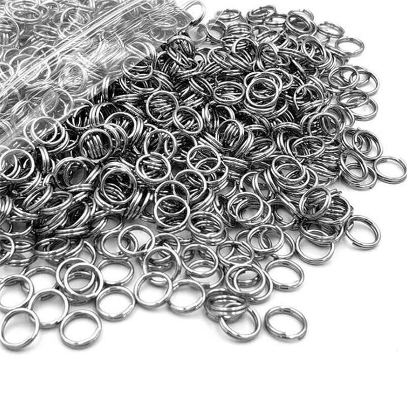 100pcs/lot 5-15mm Stainless Steel Open Double Jump... – Grandado