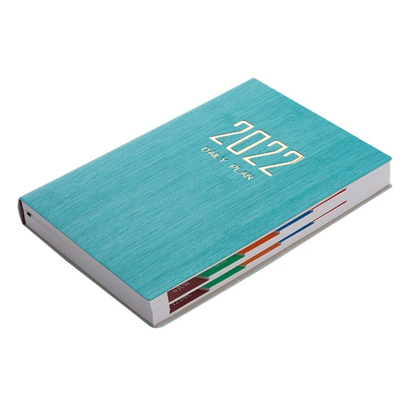 Planner Schedule Soft Faux Leather Cover Weekly Monthly Life Planner with Time Slots Appointment Book A5 Size 200 Sheets D5QC