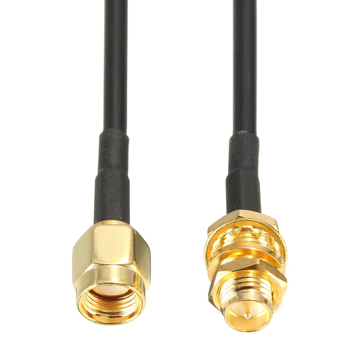 20m Extension Cables SMA Male to Female Coaxial Extension Cable WiFi Router Antenna Aerial Copper Plated Gold Cable