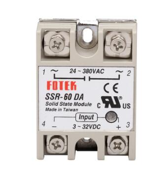 40A single-phase solid state relay module SSR-25DA DC control AC AC AC control AC small SSR-10DA SSR-40DA 10A 25A: SSR-60DA