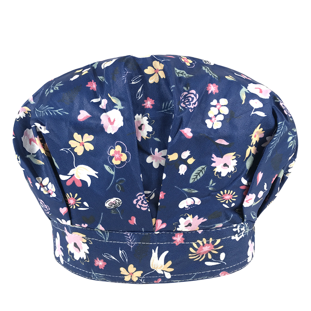 respirablecartoon impression florale élastique gommage chapeau animalerie laboratoire uniforme chapeau salon de beauté travail gommage moelleux casquettes