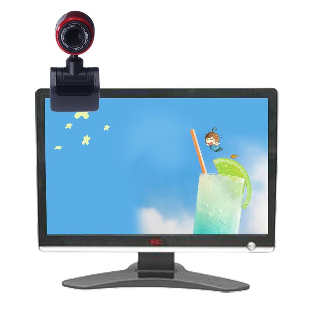 HD Webcam Camera USB 2.0 50.0M Web Cam With CD Driver Microphone MIC For Computer PC Laptop A847 Black