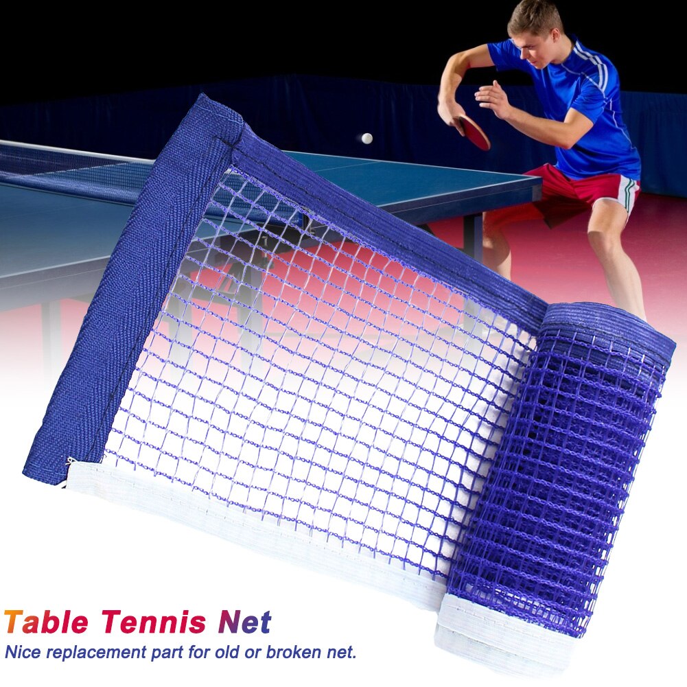Draagbare opvouwbare sterke mesh vervangende onderdelen spelen eenvoudig te installeren tafeltennisnet sportbenodigdheden intrekbaar