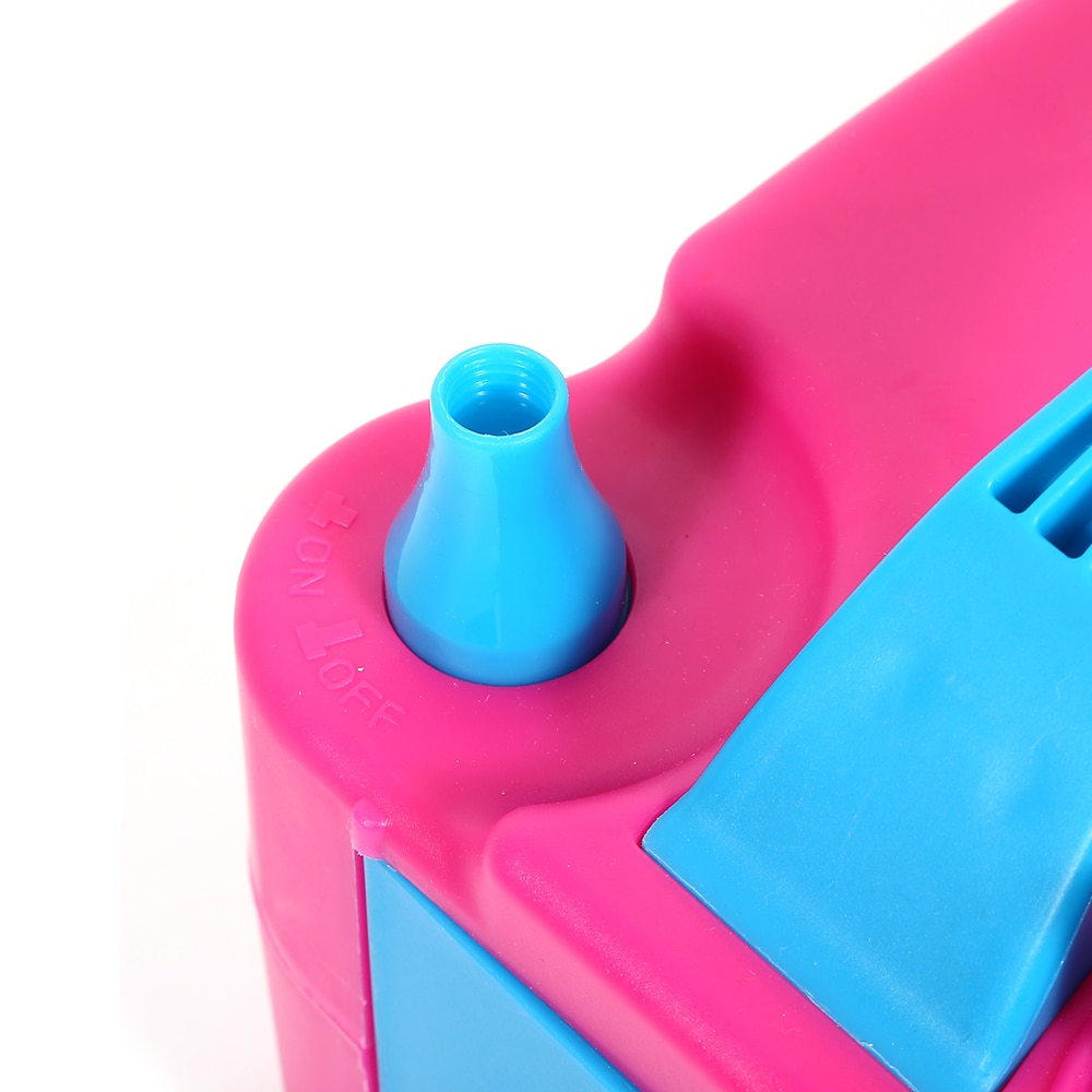 Portable Electric Balloon Inflator Pump Double Hole Nozzle Air Compressor Inflatable Electric Balloon Pump Air Blower Eu/US Plug