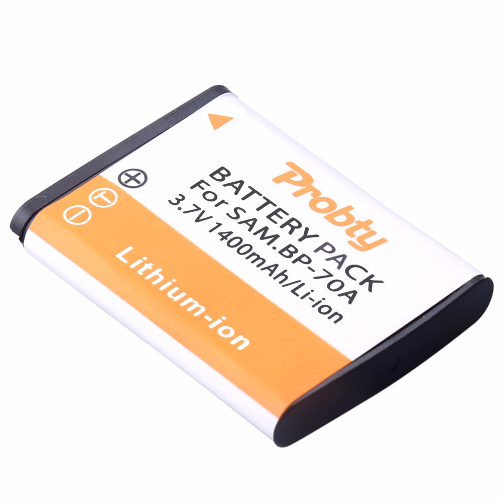 Probty BP-70A BP70A Battery for Samsung ST90 ST95 ST100 ST150F ST700 ST6500 SL50 SL600 SL605 SL630 WB30F WB35F WB50F ES70 ES80
