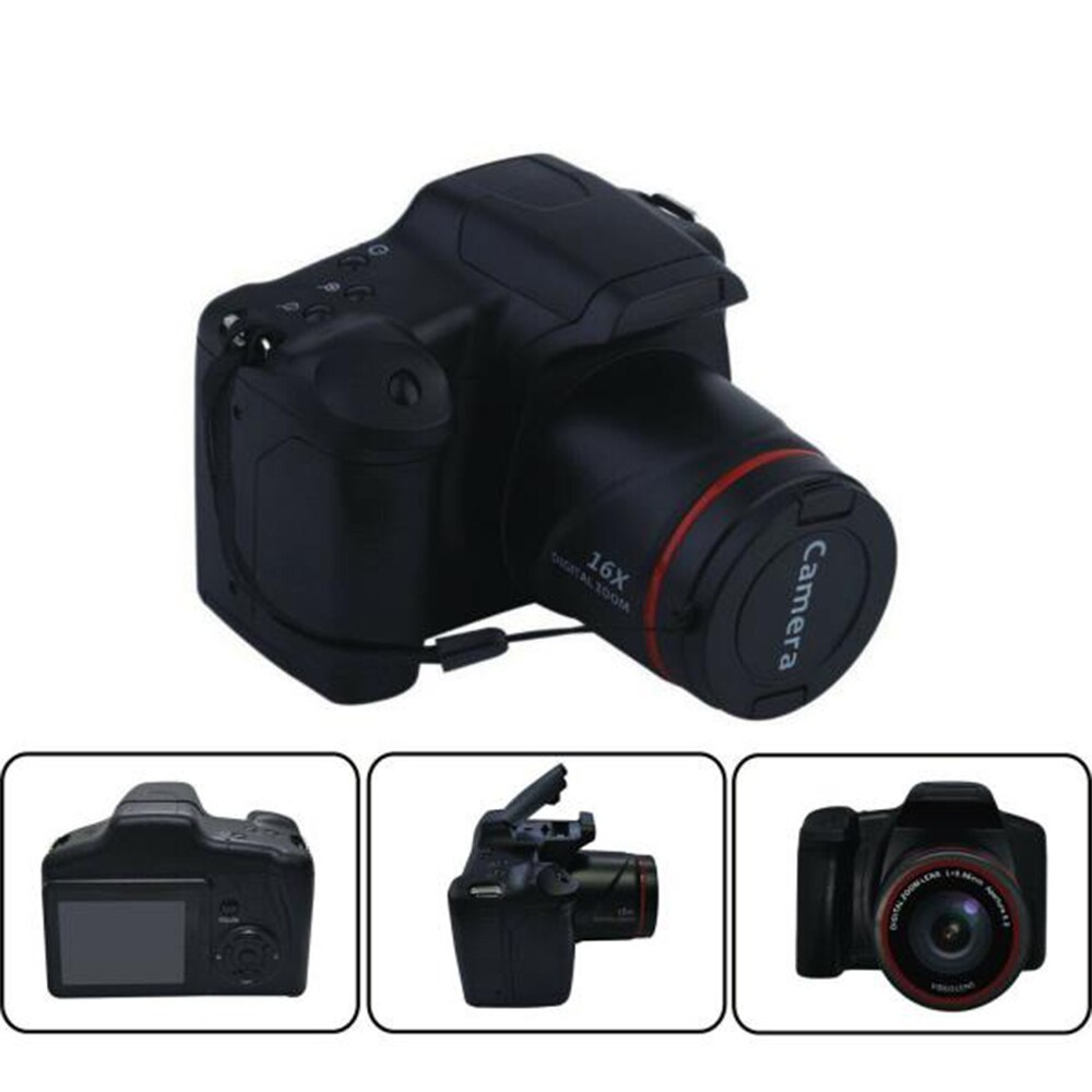 HD05 Digital Camera Digital SLR Camera 3.0 Inch TFT LCD Screen 16X Zoom HD 16MP 1080P Anti-Shake US Trans-flash Card 64GB