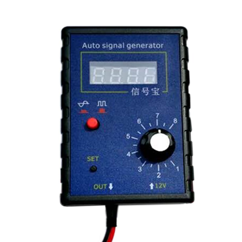 Portable Auto Vehicle Signal Generator Car Hall Sensor and Crankshaft Position Sensor Signal Simulator Meter 2Hz to 8KHz