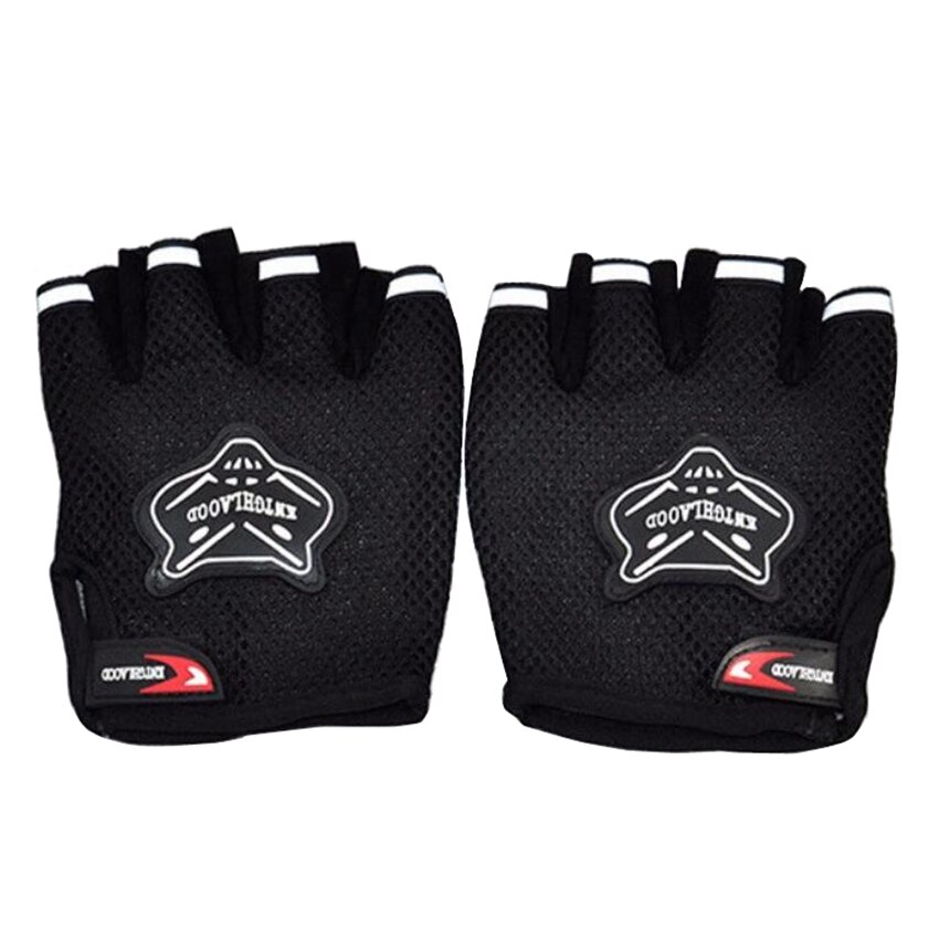 chico s deportes al aire libre guantes de moto transpirables Fitness medio dedo estilo moto guante para niño chico guantes de moto de cross