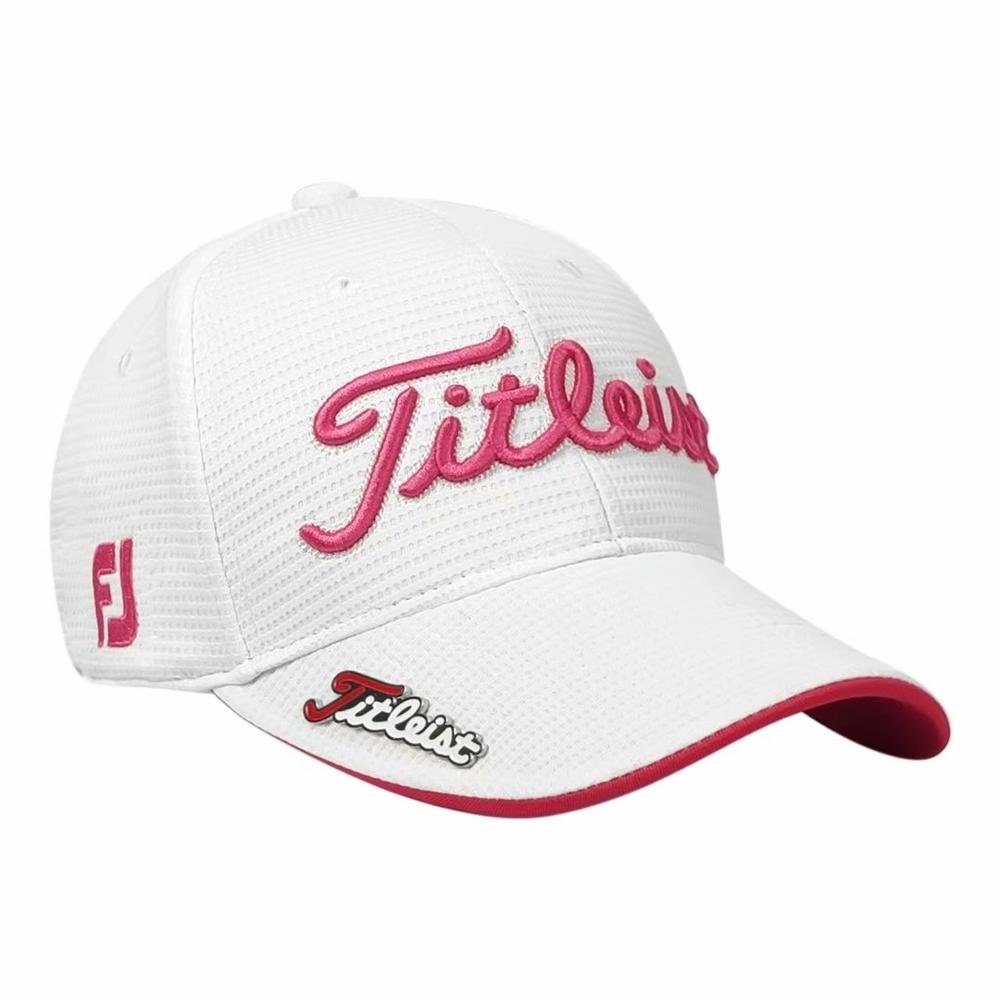 Gorro de tela funcional para Golf: Rosa