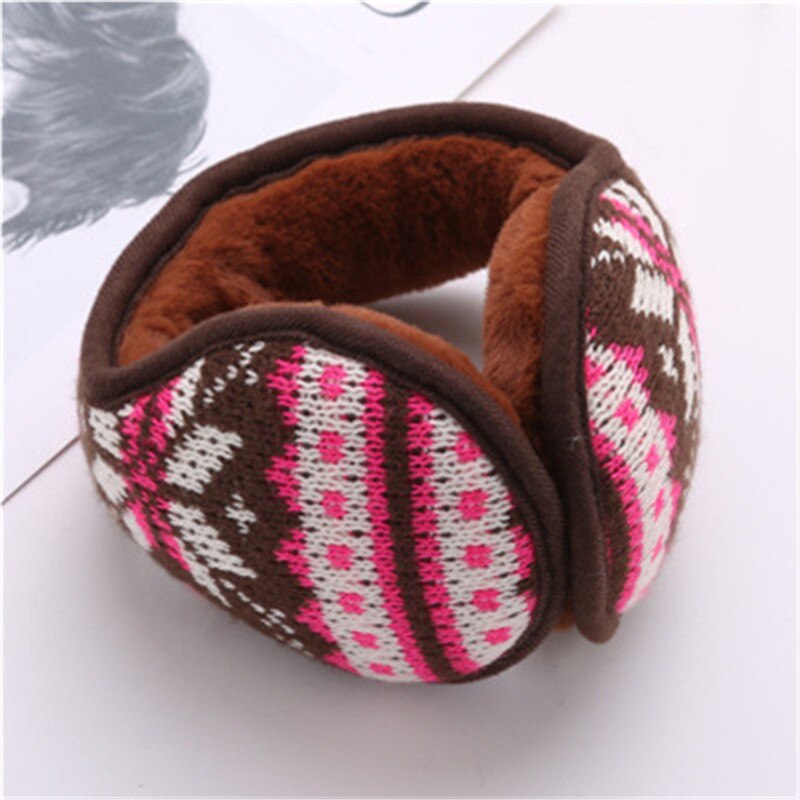 De orejeras de abrigo para invierno de cubre orejas orejera bolsa oído más los hombres y las mujeres después de usar orejera de felpa de invierno: Coffee