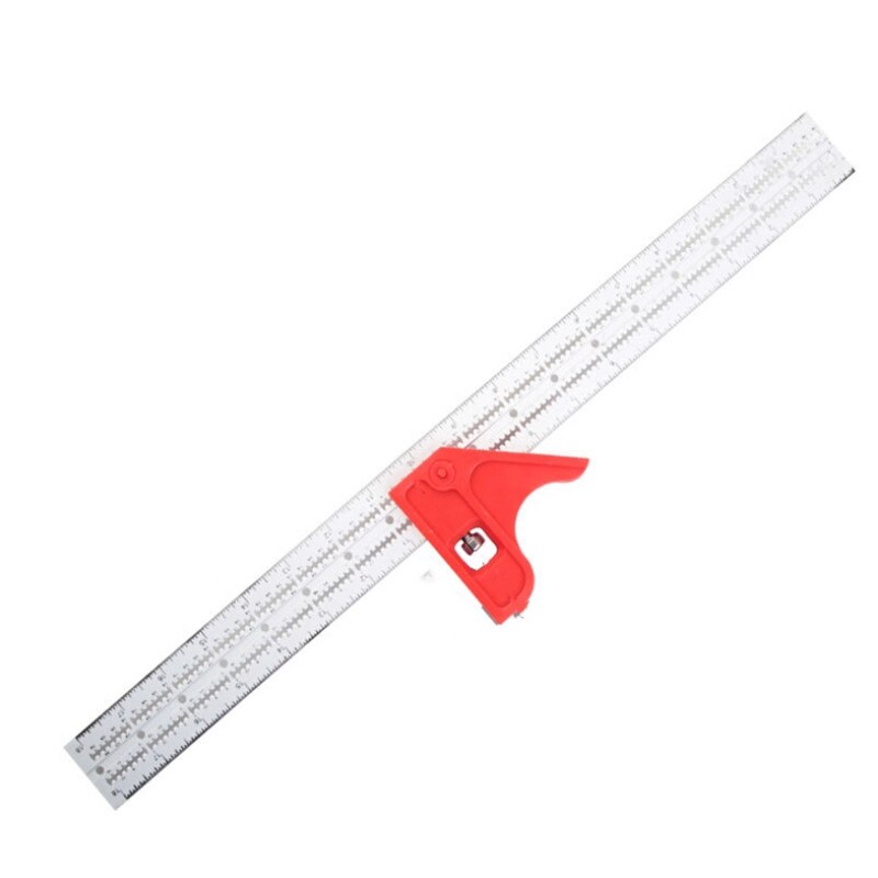 Woodworkers Edge Rule Auto-Line Drill Guide High-Precision Angle Gauge Metal Carpentry Tool Measuring: Red