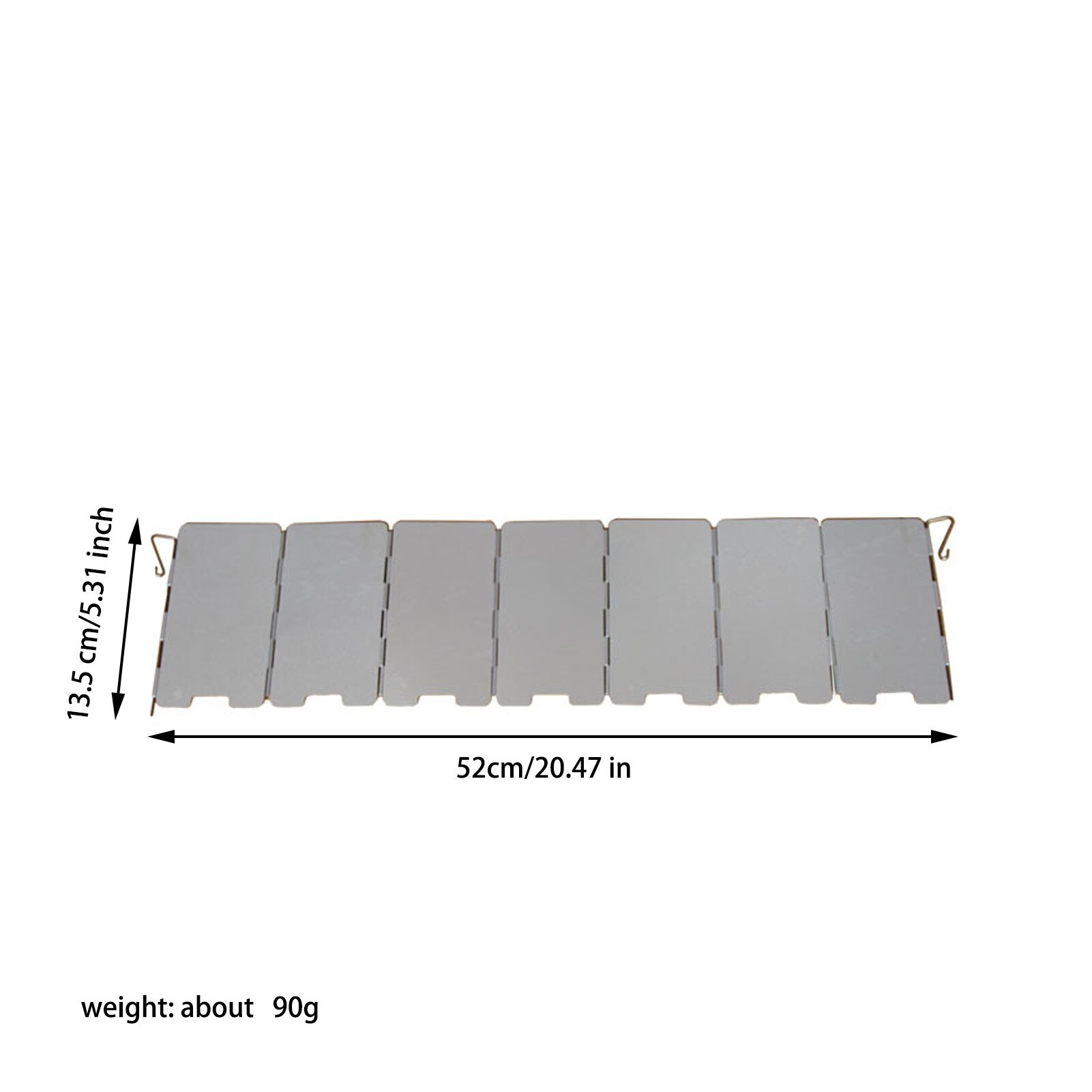 7 Platen Outdoor Gasfornuis Wind Shield Opvouwbare Camping Koken Brander Winddicht Scherm Aluminium Picknick Kachel Voorruit