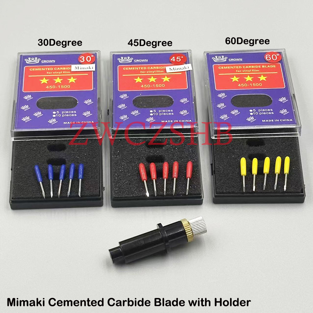 6PCS Cutting Plotter Mimaki Knife Blade Holder for Mimaki CG-60 CG-130 CJV150 CJV30 Printer Vinyl Cemented Carbide Blade Holders