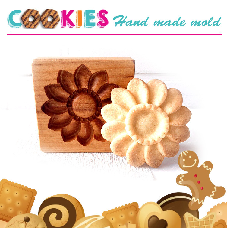 29 estilos molde de madera para galletas, cocina, hogar, molde para pastel de pan de jengibre, prensa navideña, moldes en relieve para galletas 3D, panadería M533: Blanco