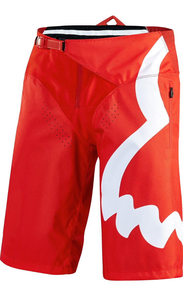Blue MX Defender ENDURO Racing MTB DH Dirt Bike Black Short Men's Summer Shorts: Red / S-30