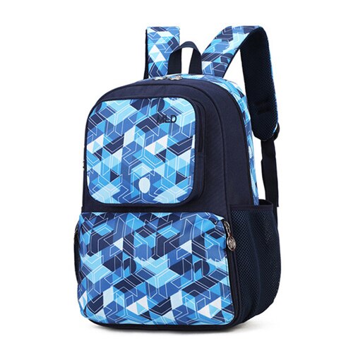 Ziranyu freundlicher-schultaschen für Teenager, jungen und mädchen, großer schulrucksack, wasserdichte tasche, freundlicher-büchertasche, mochila: Blau