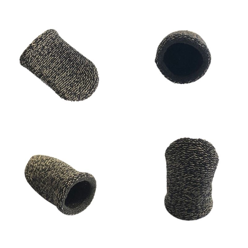 Carbon Fiber Finger Sleeves - Atmungsaktive Gaming Handschuhe für Handy/Tablet - Rutschfester Touchscreen