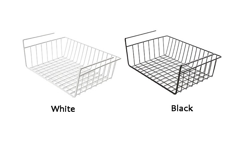 Pendaison sous placard etagere de rangement fer panier maille support cuisine bloc a découper Rack planche a découper porte-serviettes porte d'armoire