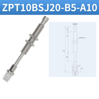 SMC Industrial Vacuum Pad Suction Cup ZPT10BNJ10-B5-A10 Double-layer Organ Type Industrial Manipulator ZPT20BSJ10-B5-A10: ZPT10BSJ20-B5-A10