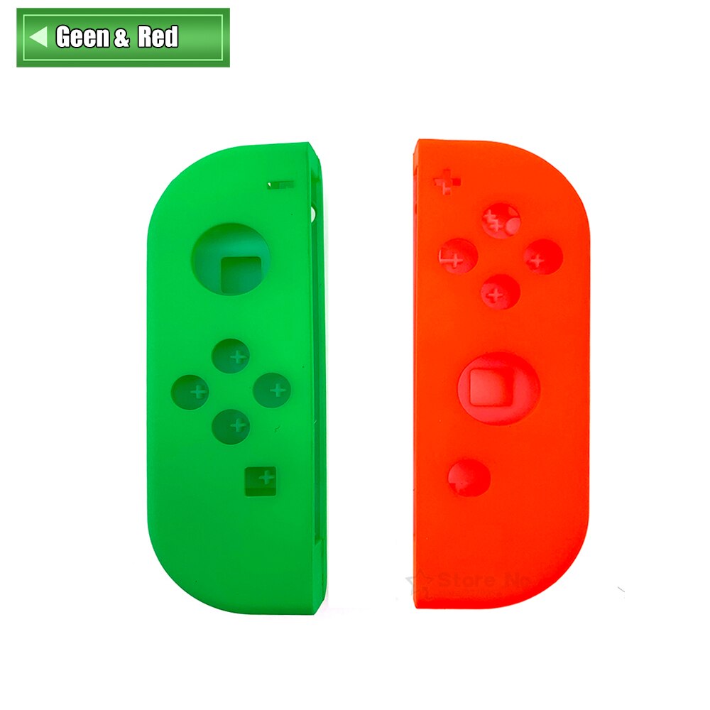 1 Pair for Nitendo switch NS JoyCon Joy Con Controller Housing Shell Case for NintendoSwitch with repair tools: Red Green