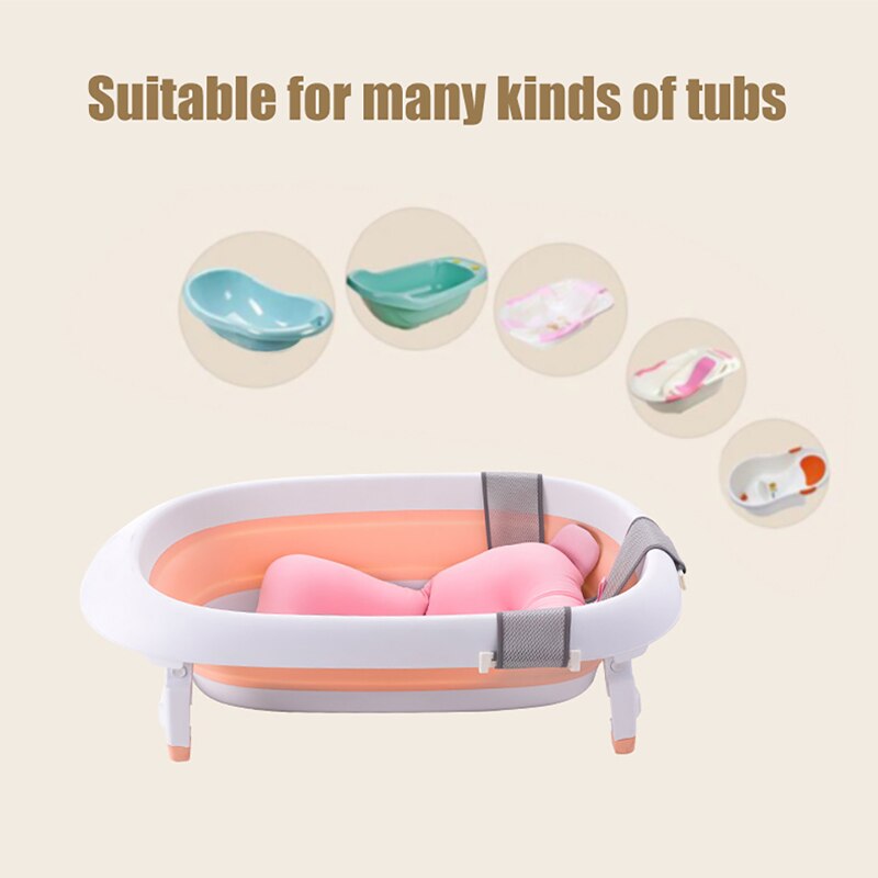 Imbaby Baby Bad Kussen 3 Lagen Baby Bad Kussen Draagbare Baby Douche Bad Baby Kussen Zachte Verstelbare Badkamer Mat