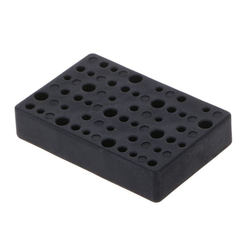 45 Holes Electric Drill Bit Storage Block Box Drill Head Holder Organizer Case