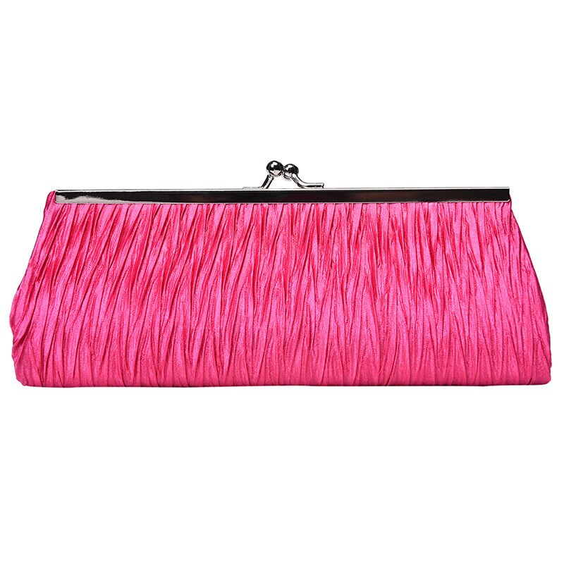 6 colores de lujo almohada noche Clutch mujeres brillante monedero Hasp billeteras Mini bolso