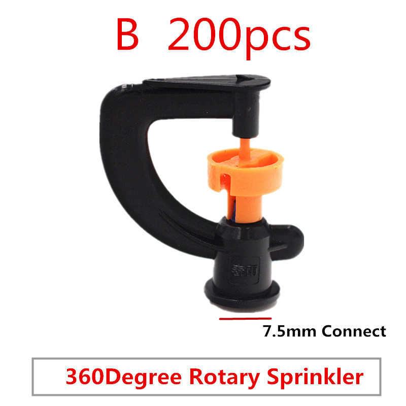 Micro irrigatore capovolto con spruzzatore a 360 gradi di tipo G in ugelli di nebulizzazione per rifrazione in serra per irrigazione a goccia: YELLOW