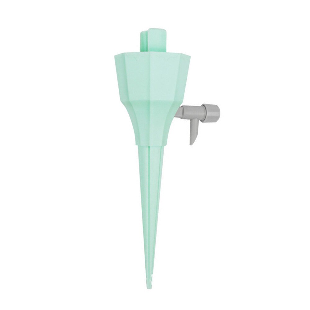 Automatic pot plant watering drip irrigation system Adjustable Plant Waterer DIY taper watering water Flowerpot 1pcs: green