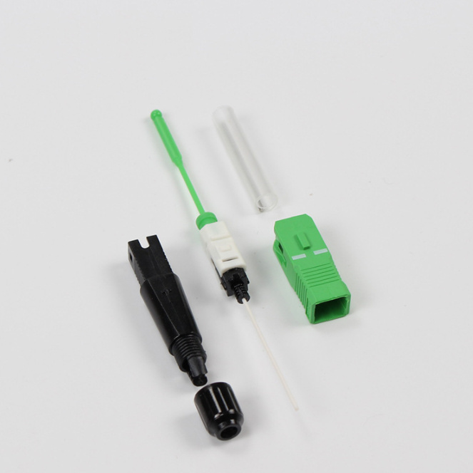 50Pcs/Lot SC/APC SC/UPC Connector Optical Fiber Fusion FTTH Fast Aadaptor,SC APC UPC SOC Fast Connector Splice on Connector