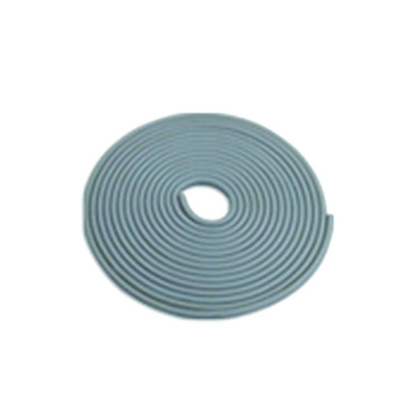 2M/4M/8M Car Door Edge Guards Trim Rubber Scratch Protector Adhesive Scratch Protector Anti-collision Moulding Strip for Car: 8M Gray