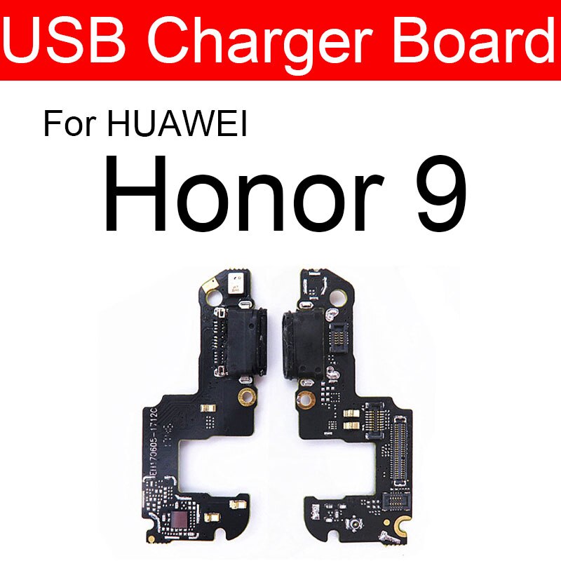 Laddare usb-uttagskort för huawei honor 8 lite pro 9 9i 10 20 20i play  v8 v9 v10 v20 laddningsportmodul usb-kontaktkort: För ära 9