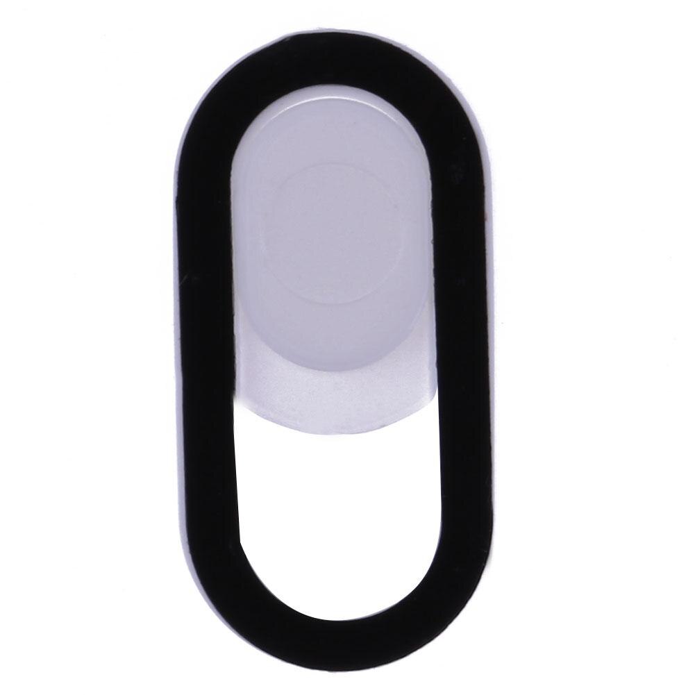 Obturateur de webcam en plastique, couverture de caméra pour IPhone PC portable, lentille de téléphone portable, confidentialité stike: WHITE