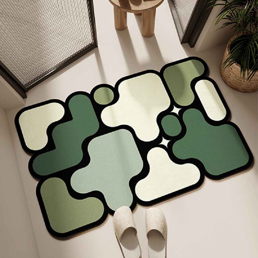 Diatomeeën Moddermat Moderne Badkamer Mat Toilet Om Te Zorgen Voor Absorberende Mat Huishoudelijke Badkamer Deur Snel Droog Antislipmat