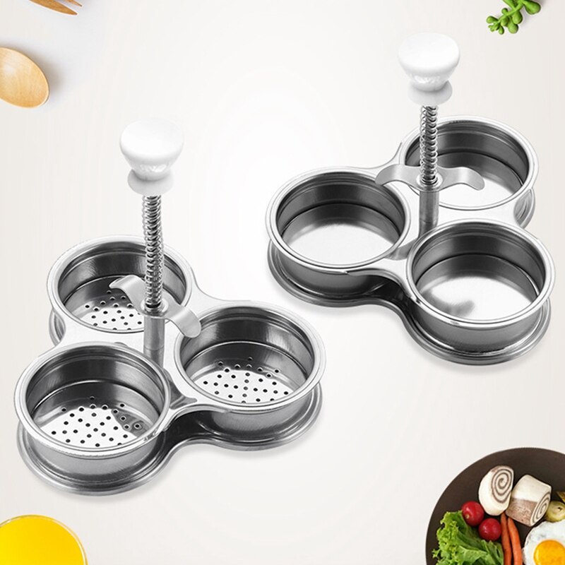 cuiseur à oeufs en acier inoxydable cuiseur à oeufs, Gadget à oeufs de cuisson, oeuf de cuisine, petits outils pour ragoûter les oeufs
