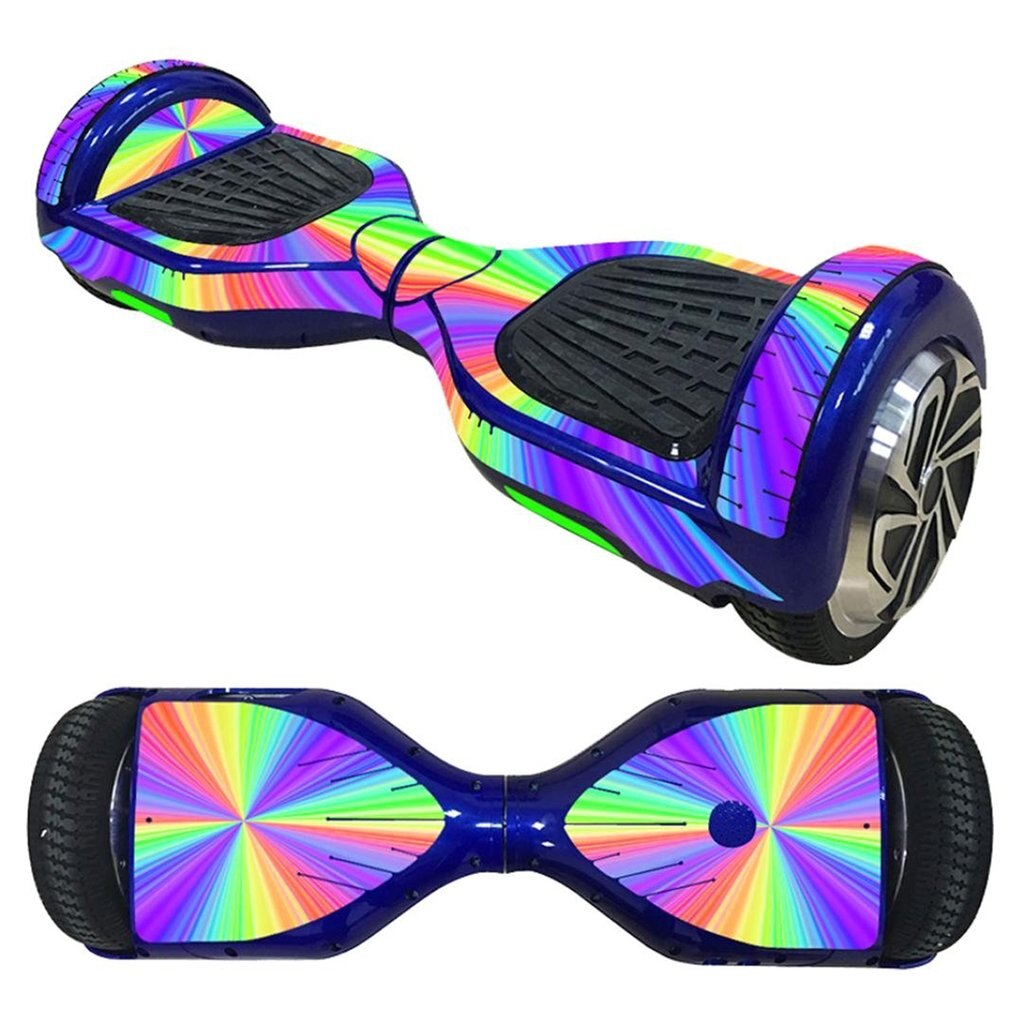 6.5 inch zelfbalancerende elektrische scooters wielbord beschermende pvc hoes huid sticker klassieke hoverboard auto decoratie: Oranje camouflage