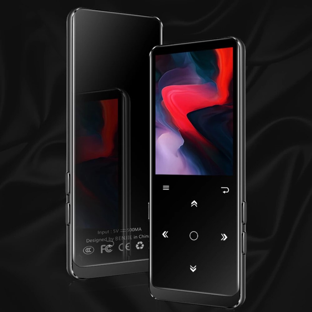 BENJIE M8 Bluetooth MP3 Player Voice Recorder 1.8inch Touch Screen Lossless Music HIFI Player Audio Walkman With FM Radio E-book