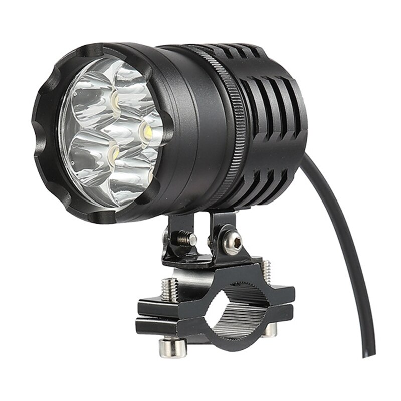 4/6LED High Spotlight Super Bright Motorcycle Boat Spot Driving Headlight Motorbike Fog Head Light Lamp: 6LED