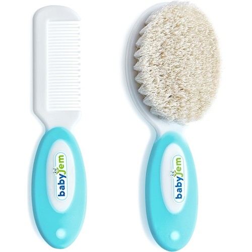 Baby Jem 3&#39;lü Baby Care Set Borstel Kam + Studs Schaar + Schaar Met Schede