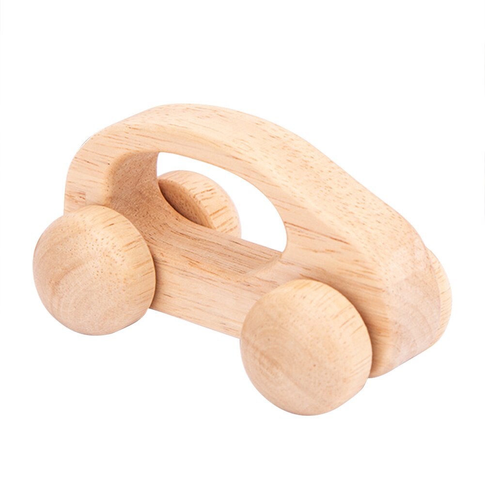 Montessori Toys Wooden Toys Wood Car Blocks Children Automobile Vehicles Car Model Baby Hand Catching Grip Toys Kids Educational: 	K