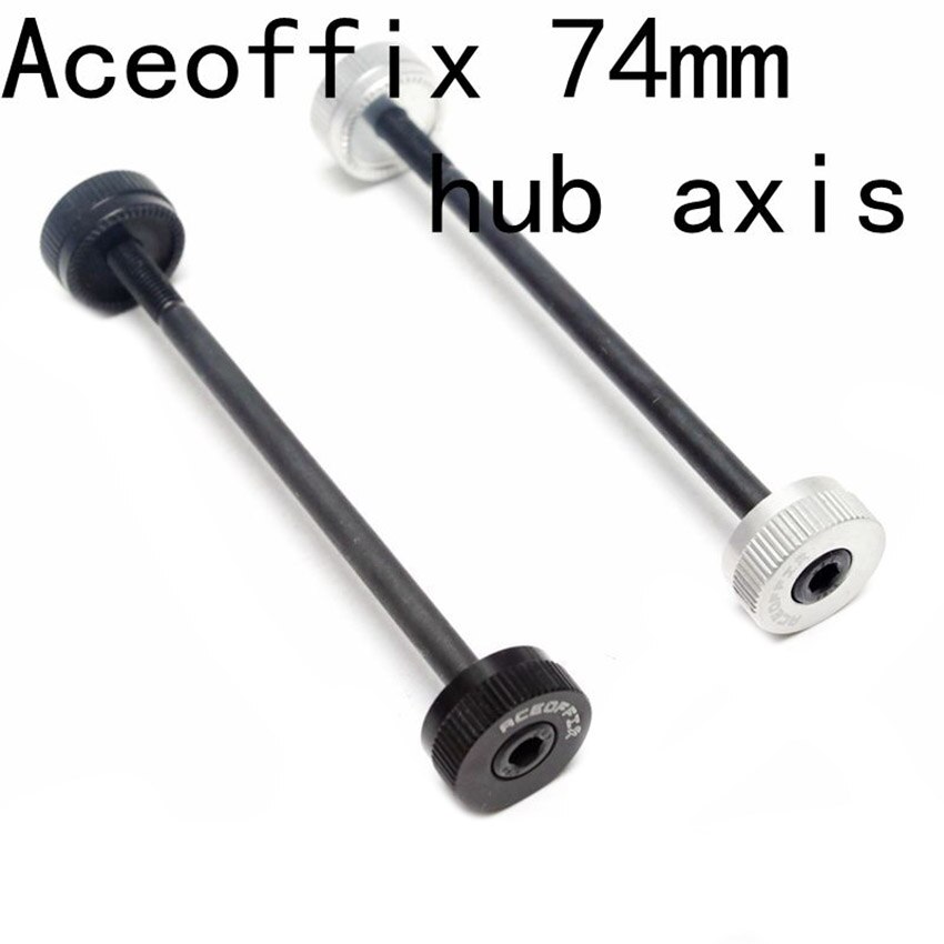 steel front Skewers Quick Release for brompton BMX 74mm Bicycle Slow Release QR Skewer