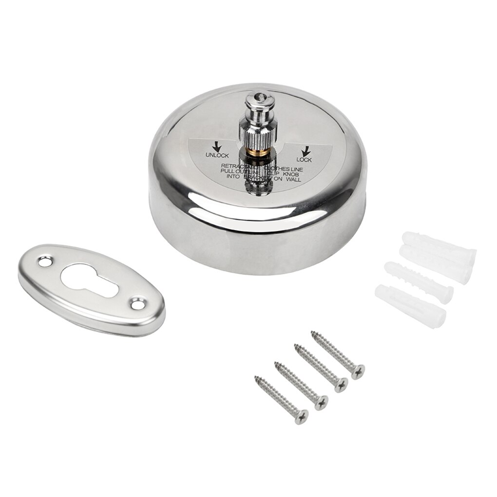 Hotel Retractable Clothesline Home Washing Line Space Saving Storage Hanger Stainless Steel Invisible Wall Mounted Clothesline