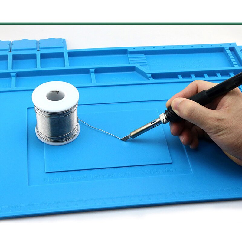 Värmeisolering silikon arbetsmatta värmebeständig lödstation reparationsisolator pad underhåll plattform magnetisk kudde